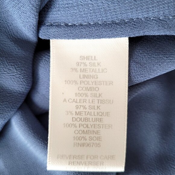 Rebecca Taylor Multicolor Metallic Ruffle Silk Boho Tank Top - Picture 5 of 11